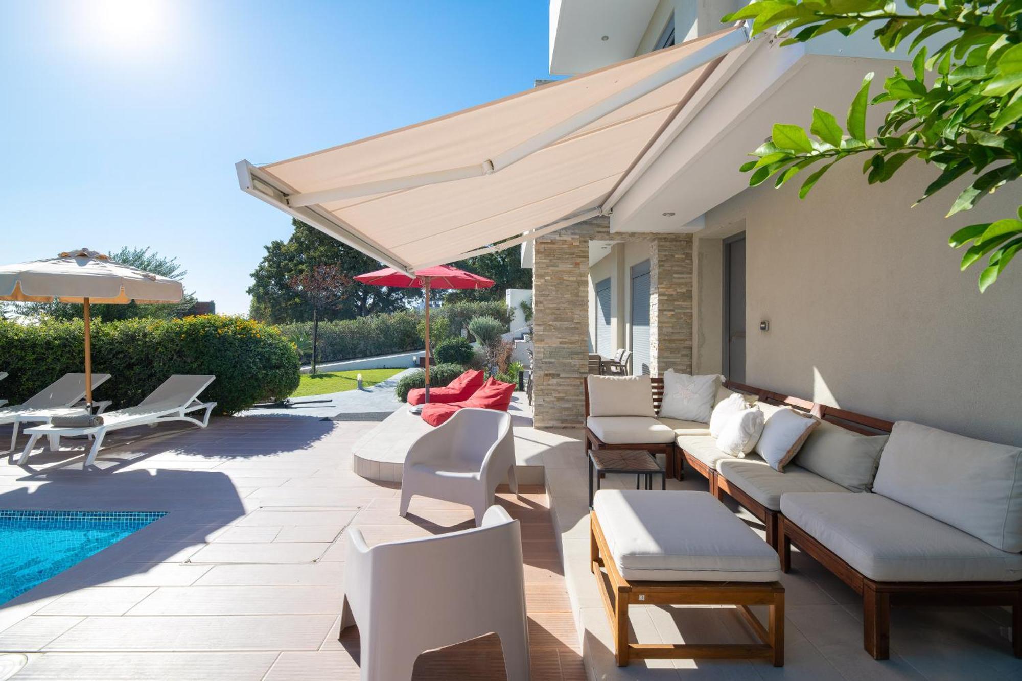 Terpsis Pool Villa Asgourou Exterior foto