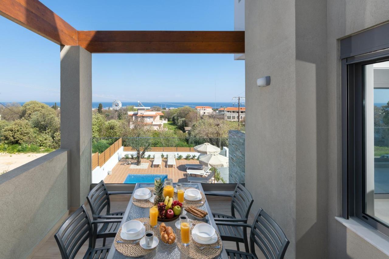 Terpsis Pool Villa Asgourou Exterior foto